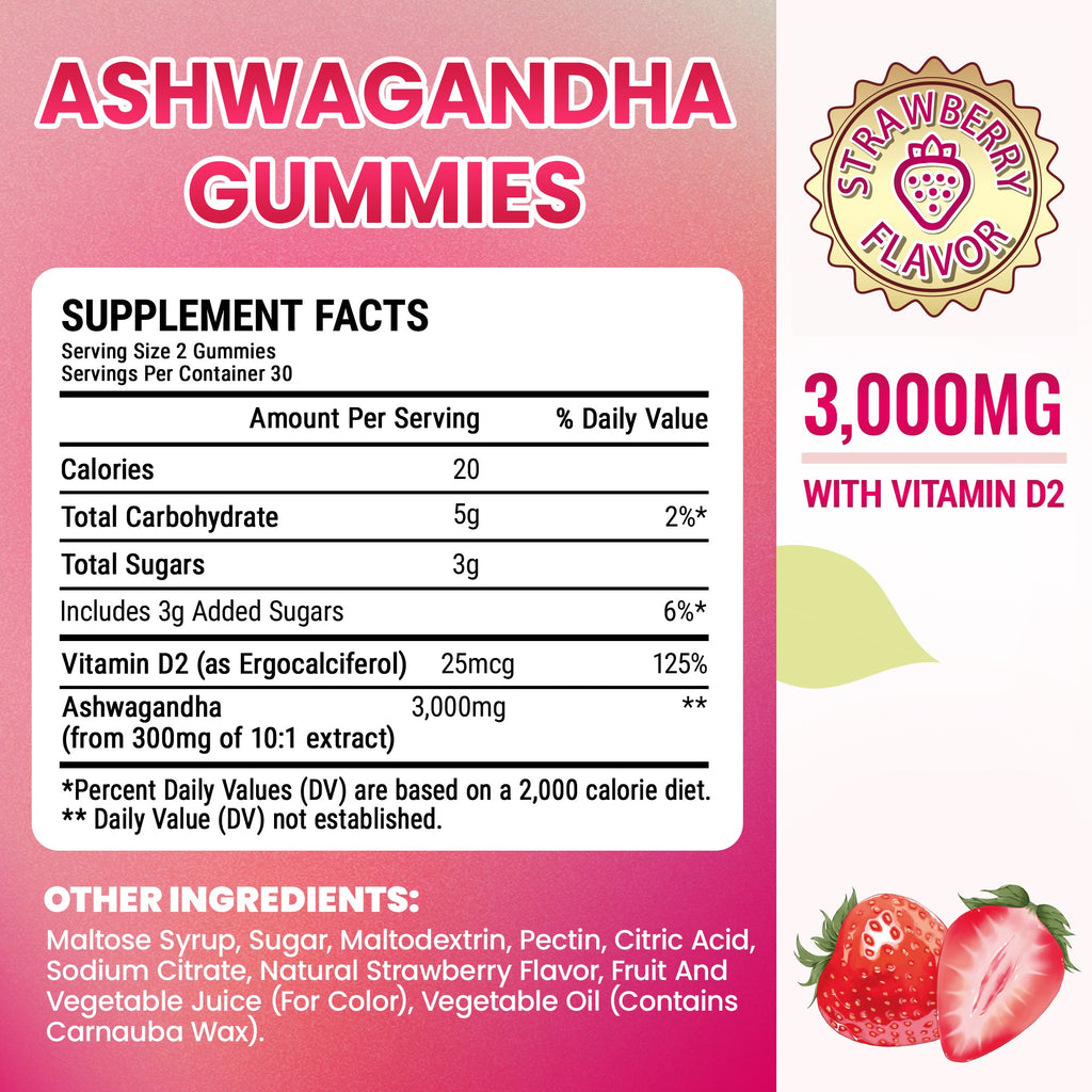 Ashwagandha Gummies — Stress Relief & Sleep Support