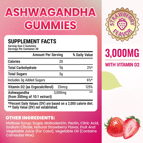 Ashwagandha Gummies — Stress Relief & Sleep Support