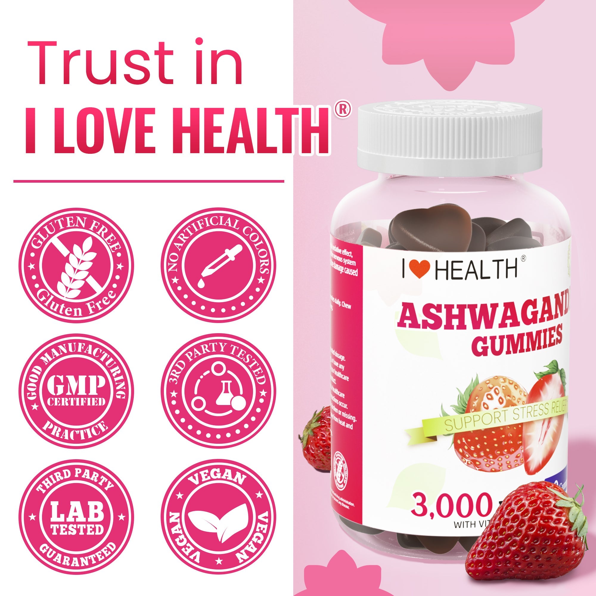 Ashwagandha Gummies — Stress Relief & Sleep Support