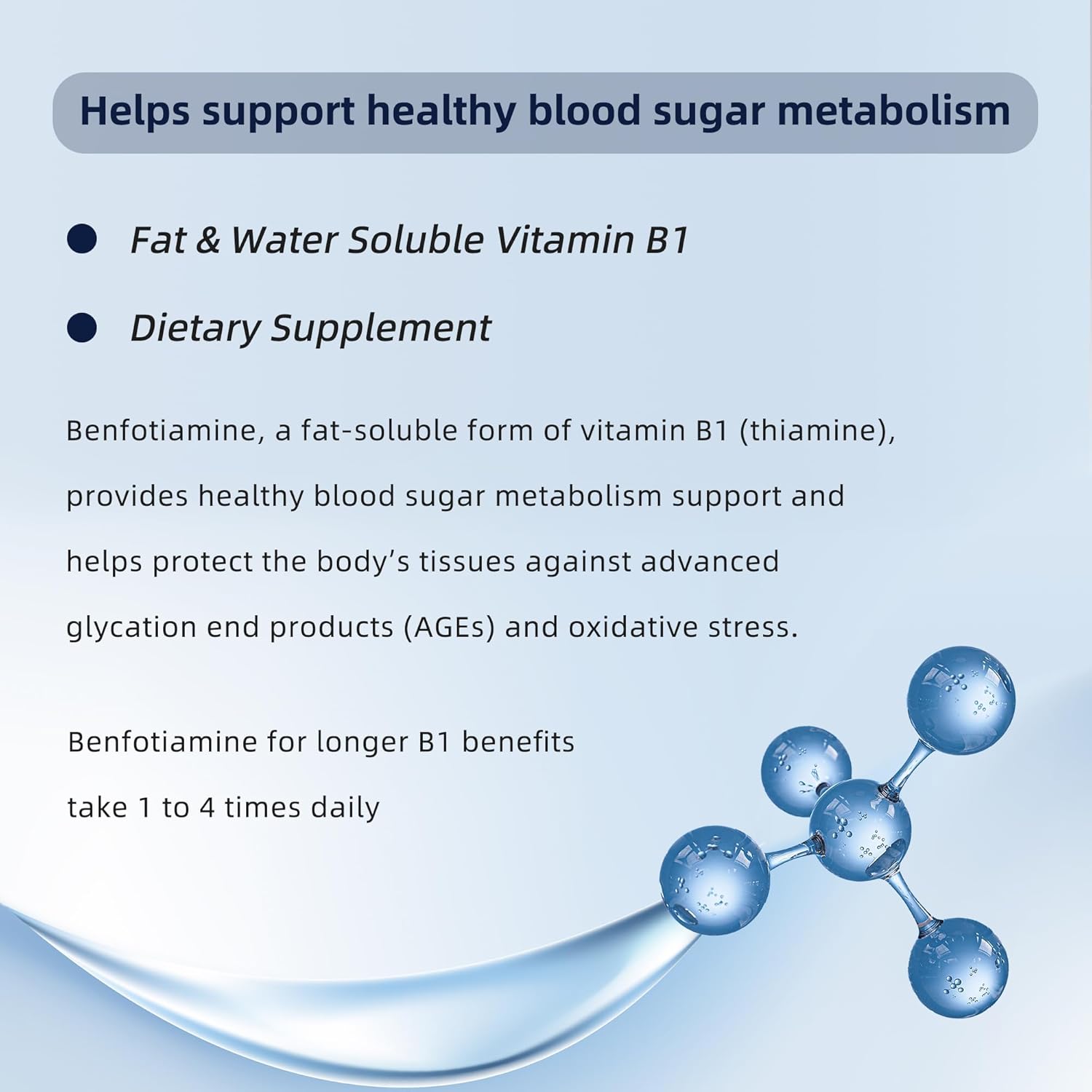 Vitamin B1 Complex — 500mg with Benfotiamine