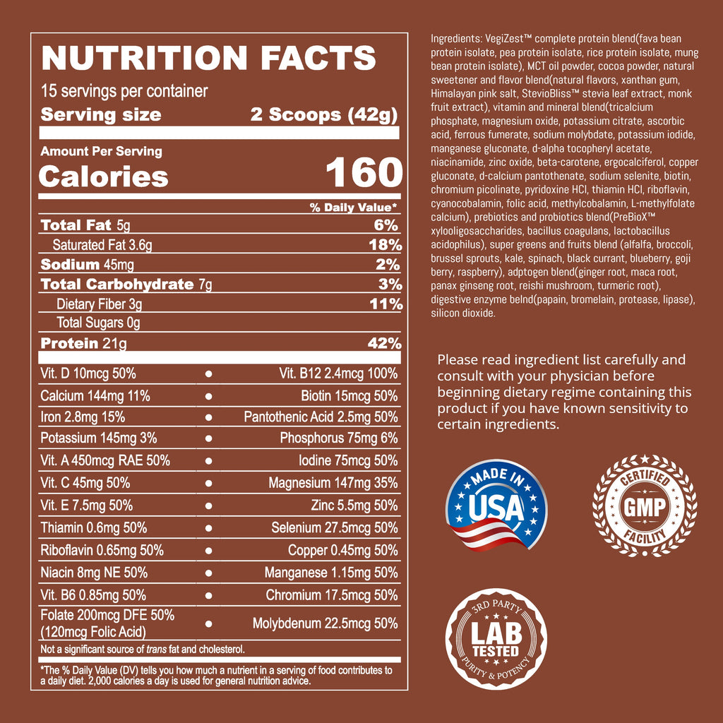 Plant-Based Meal Replacement Shake