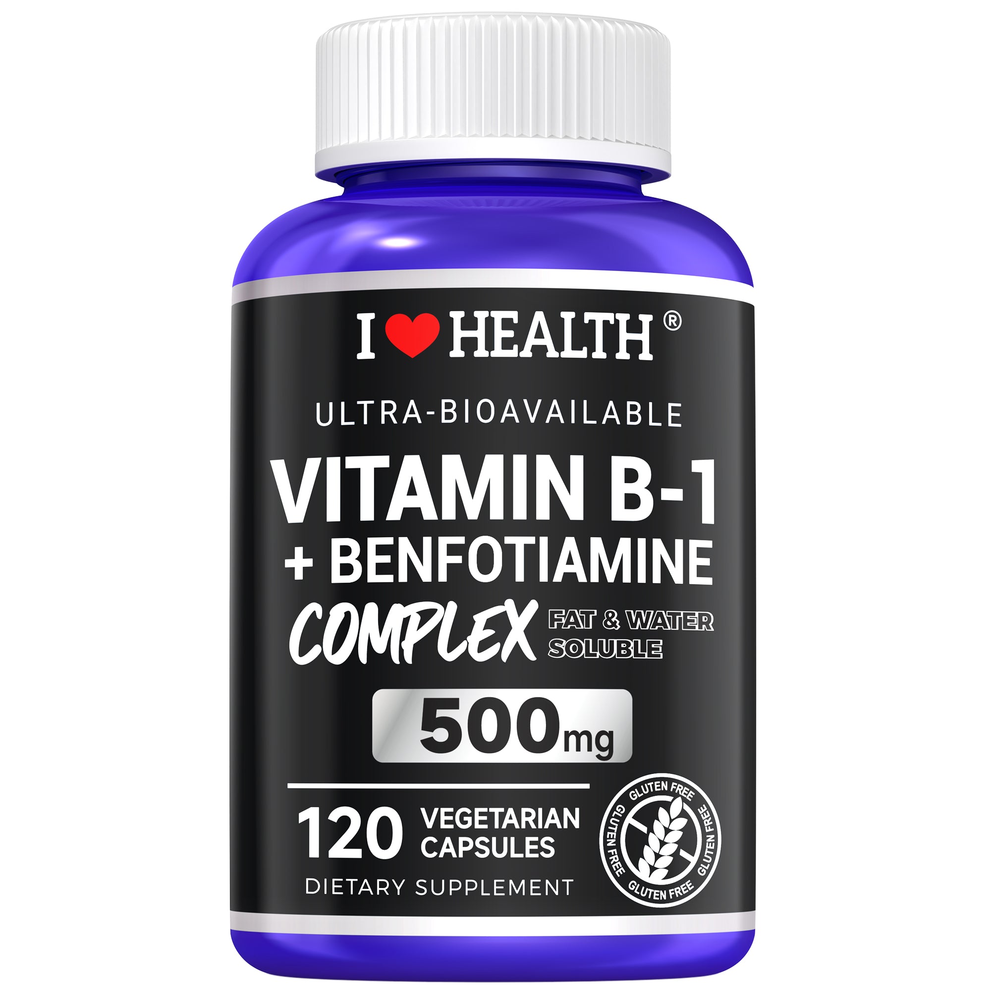 Vitamin B1 Complex — 500mg with Benfotiamine